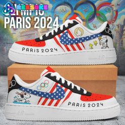 Snoopy Team USA Olympic Paris 2024 Nike Air Force 1