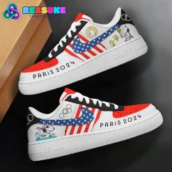 Snoopy Team USA Olympic Paris 2024 Nike Air Force 1