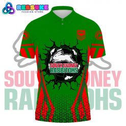 South Sydney Rabbitohs NRL Custom Name Polo Shirt