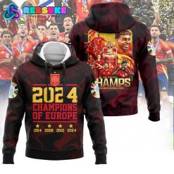 Spain Champions Euro 2024 Mens National Team Hoodie