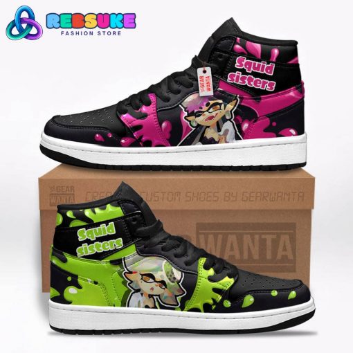 Squid Sisters Splatoon Nike Air Jordan 1