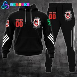 St George Illawarra Dragons NRL Customized Combo Hoodie Pants