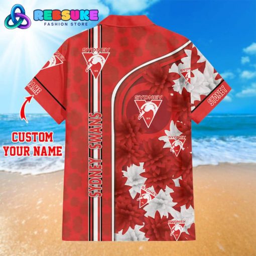 Sydney Swans New AFL Customized Hawaiian Shirt