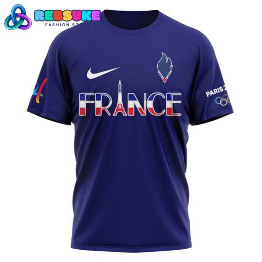 Team France Olympic Paris 2024 Blue Nike Shirt