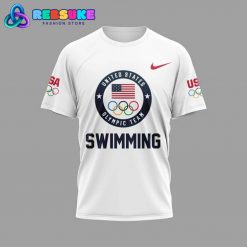 Team Swimming USA Olympic Paris 2024 Nike White Shirt