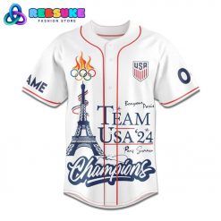 Team USA Champions Olympic Paris 2024 Game Baseball Jersey