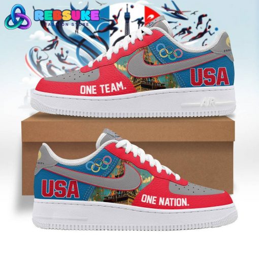 Team USA Games Olympic Paris 2024 Nike Air Force 1