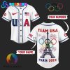 Team USA Champions Olympic Paris 2024 Game Baseball Jersey