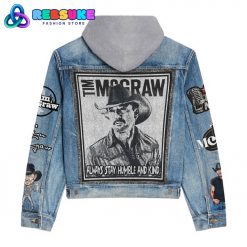 Tim McGraw Country Singer Hoodie Denim Jacket