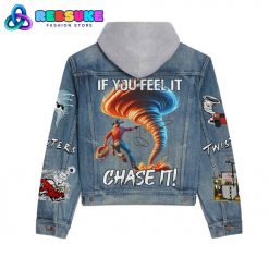 Twisters If You Feel It Chase It Hoodie Denim Jacket