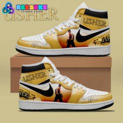 Usher American Singer Limited Edition Gold Nike Air Jordan 1