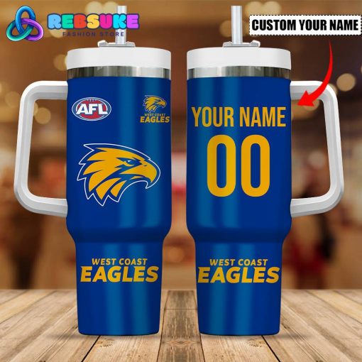 West Coast Eagles AFL Custom Name 40 oz Stanley Tumbler