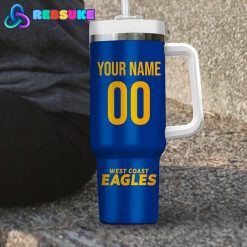 West Coast Eagles AFL Custom Name 40 oz Stanley Tumbler