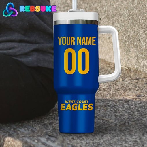 West Coast Eagles AFL Custom Name 40 oz Stanley Tumbler