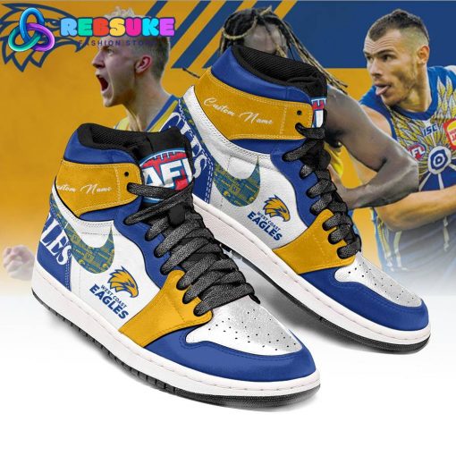 West Coast Eagles AFL Team 2024 Customized Nike Air Jordan 1