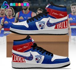 Western Bulldogs AFL Team 2024 Customized Nike Air Jordan 1