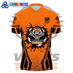 Wests Tigers NRL Custom Name Polo Shirt