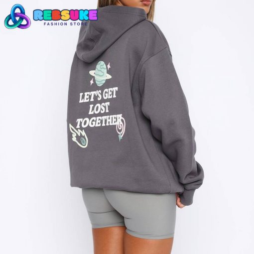 Lost Together Oversized Hoodie Volcanic White Fox