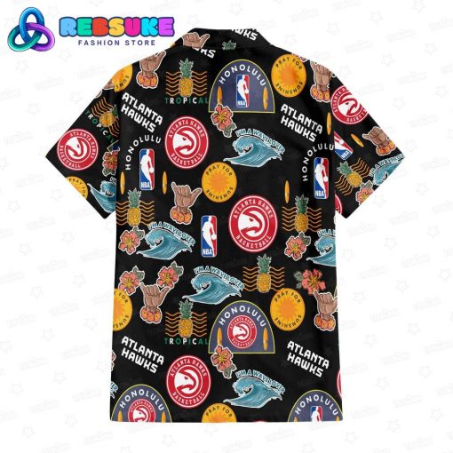 Atlanta Hawks NBA Aloha Breeze Hawaiian Shirt