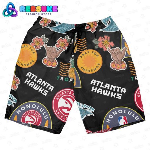 Atlanta Hawks NBA Aloha Breeze Hawaiian Shirt