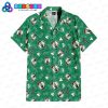 Boston Celtics Clover Checkerboard Hawaiian Shirt