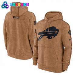 Buffalo Bills Nike Brown Salute To Service Club Pullover Hoodie