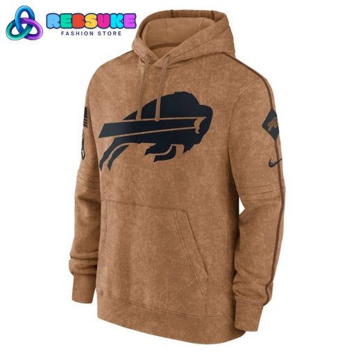 Buffalo Bills Nike Brown Salute To Service Club Pullover Hoodie