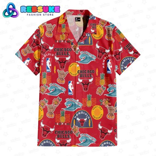 Chicago Bulls NBA Aloha Breeze Hawaiian Shirt