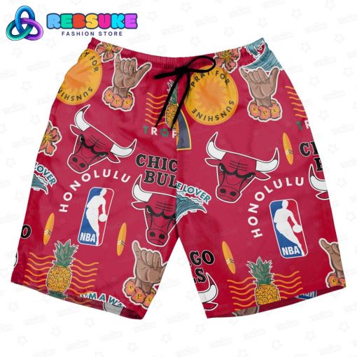 Chicago Bulls NBA Aloha Breeze Hawaiian Shirt