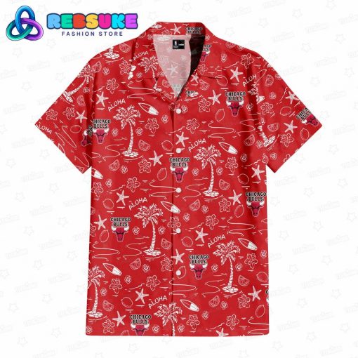 Chicago Bulls NBA Tropical Breeze Hawaiian Shirt