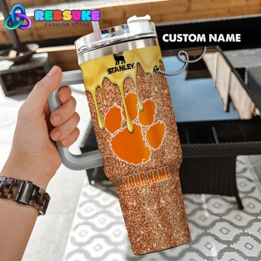 Clemson Tigers NCAA Customized Stanley Tumbler 2024