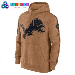 Detroit Lions NFL Salute To Service Club Pullover Hoodie