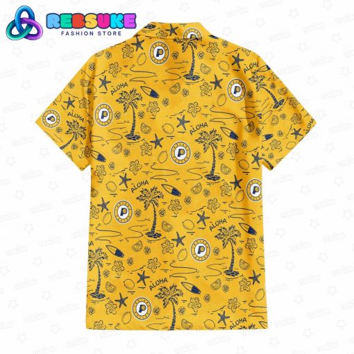 Indiana Pacers NBA Tropical Breeze Hawaiian Shirt