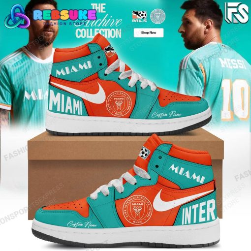 Inter Miami 2024 Special Custom Name Nike Air Jordan 1