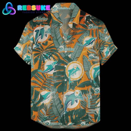 Miami Dolphins Hawaiian Retro Logo Revolutions NFL 2024