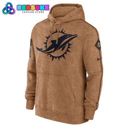 Miami Dolphins NFL Salute To Service Club Pullover Hoodie