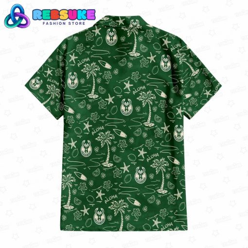 Milwaukee Bucks NBA Tropical Breeze Hawaiian Shirt