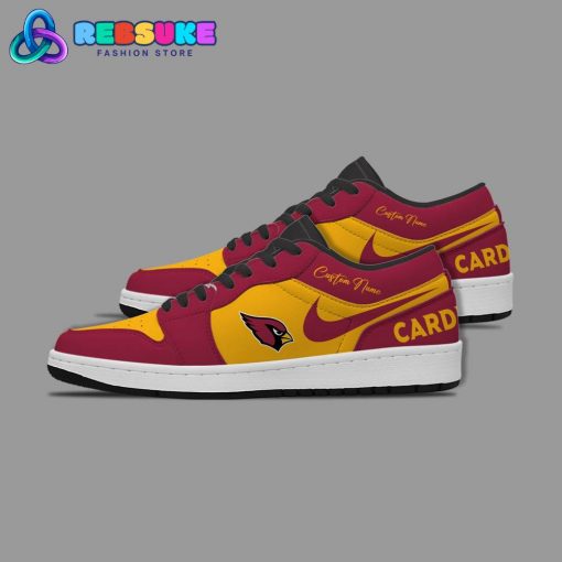 NFL Arizona Cardinals Customized Nike Low Jordan 1