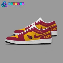 NFL Arizona Cardinals Customized Nike Low Jordan 1