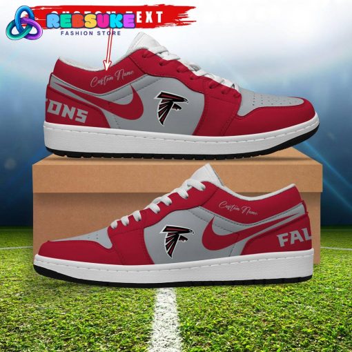 NFL Atlanta Falcons Customized Nike Low Jordan 1