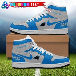 NFL Carolina Panthers Customized Nike Air Jordan 1