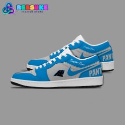 NFL Carolina Panthers Customized Nike Low Jordan 1