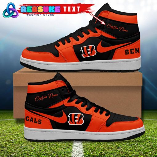 NFL Cincinnati Bengals Customized Nike Air Jordan 1