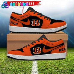 NFL Cincinnati Bengals Customized Nike Low Jordan 1