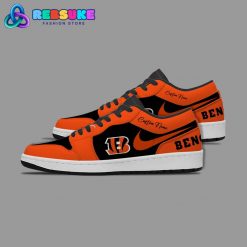 NFL Cincinnati Bengals Customized Nike Low Jordan 1