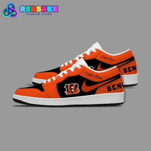 NFL Cincinnati Bengals Customized Nike Low Jordan 1