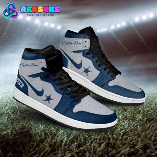 NFL Dallas Cowboys Customized Nike Air Jordan 1