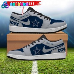 NFL Dallas Cowboys Customized Nike Low Jordan 1