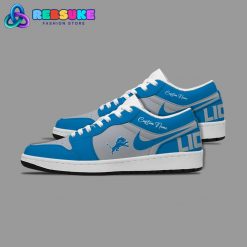 NFL Detroit Lions Customized Nike Low Jordan 1