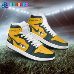 NFL Green Bay Packers Customized Nike Air Jordan 1